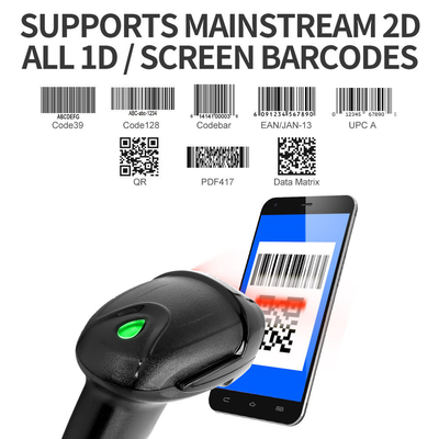 BW-360H Scanner di codici a barre 1D 2D portatile cablato per supermercati