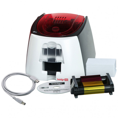 Evolis Badgy 100/200 Stampante Stampa termica diretta Stampante di carte d'identità in PVC con lato singolo